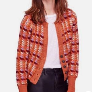 Free People Orange Sweater